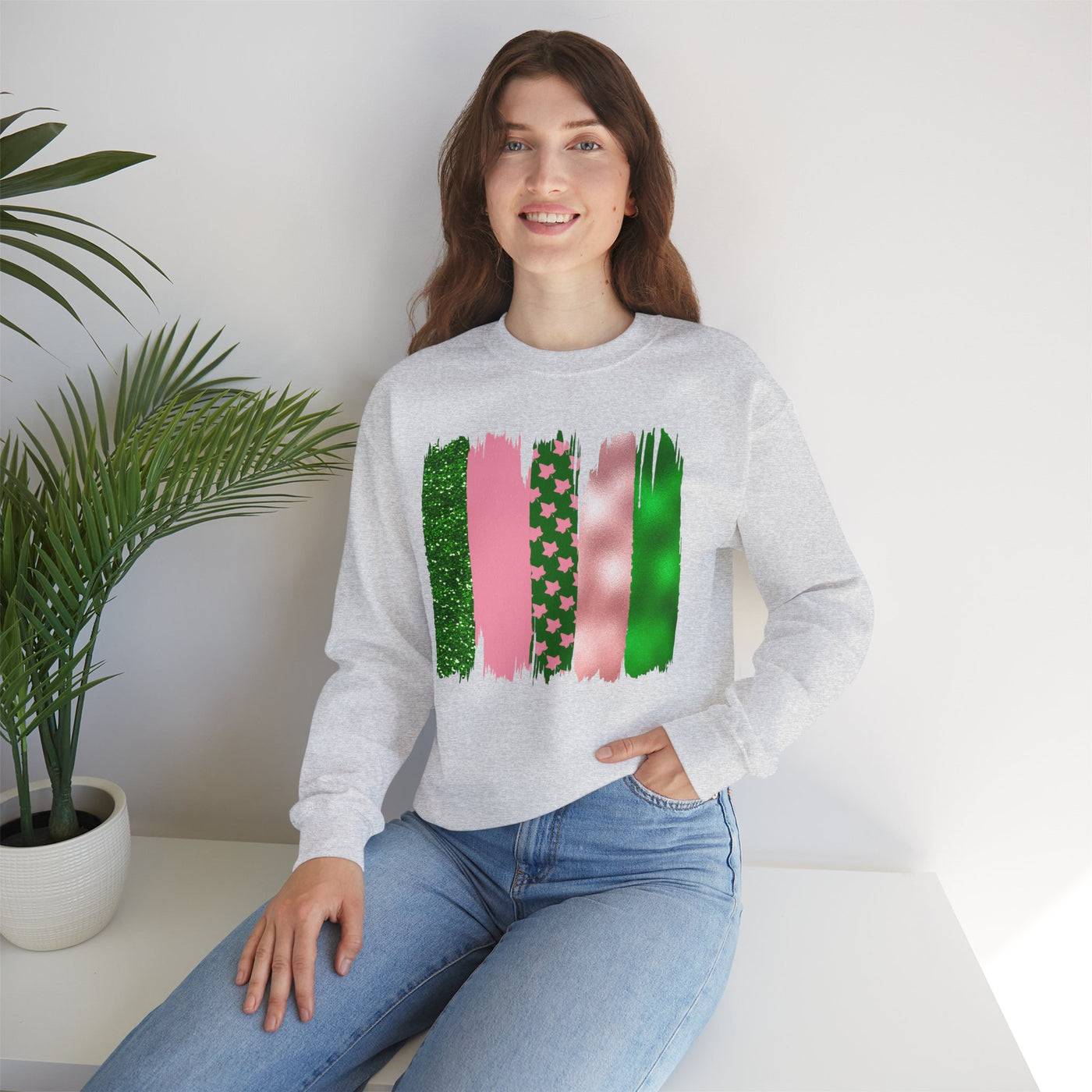 Ivies and Stripes Unisex Heavy Blend™ Crewneck Sweatshirt