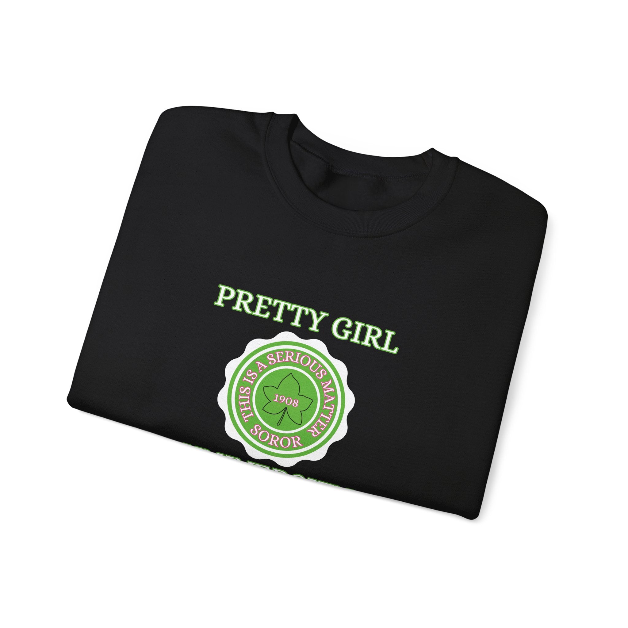 Pretty Girl University Sweatshirt | Elegant Sorority-Inspired Fall Fashion