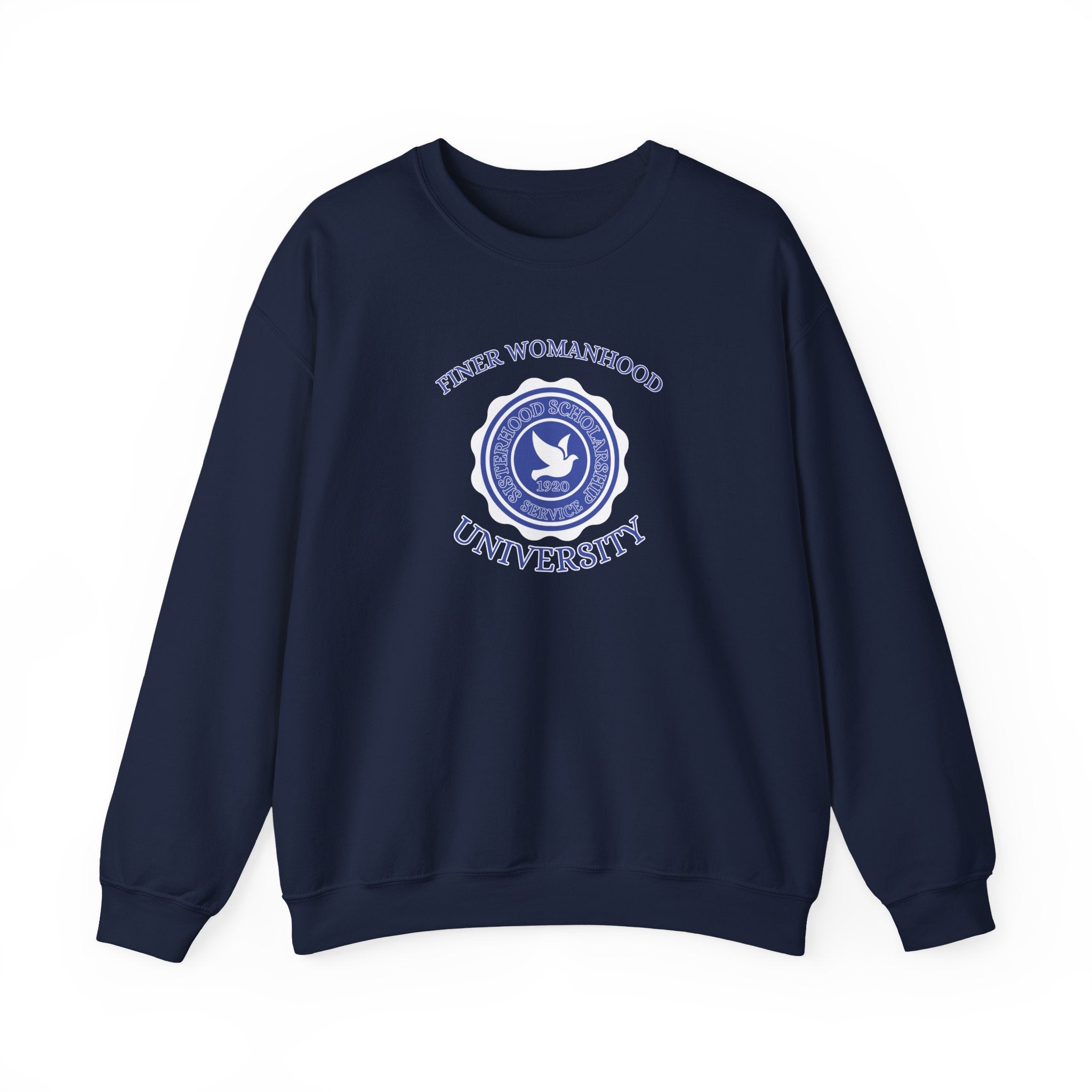 Finer Womanhood University Sweatshirt | Sophisticated Sorority-Inspired Streetwear