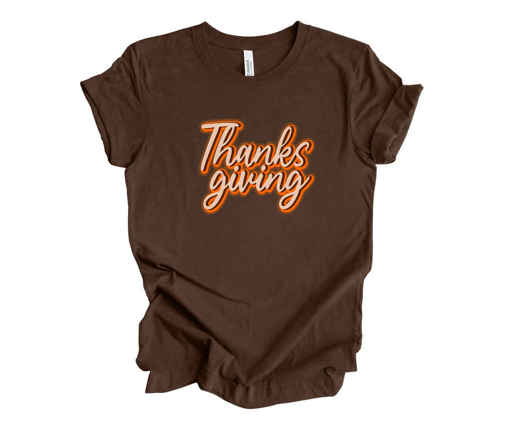 Thanksgiving Unisex Softstyle T-Shirt, Fall Festive Tee, Family Gathering Shirt, Autumn Celebration Apparel, Gratitude Gift