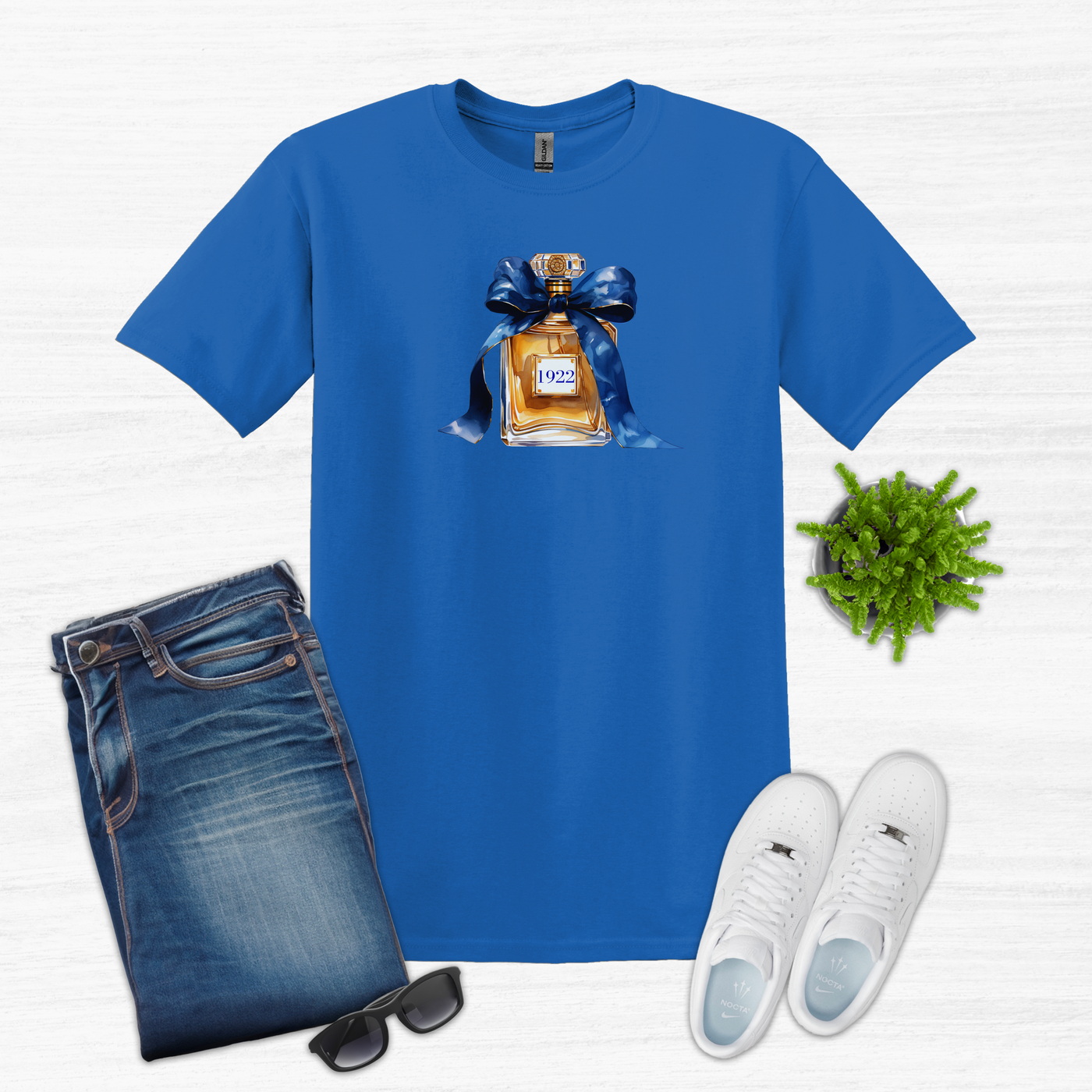 1922 Inspired Perfume Bottle T-Shirt | Elegant Sorority-Inspired Tee for Everyday Style