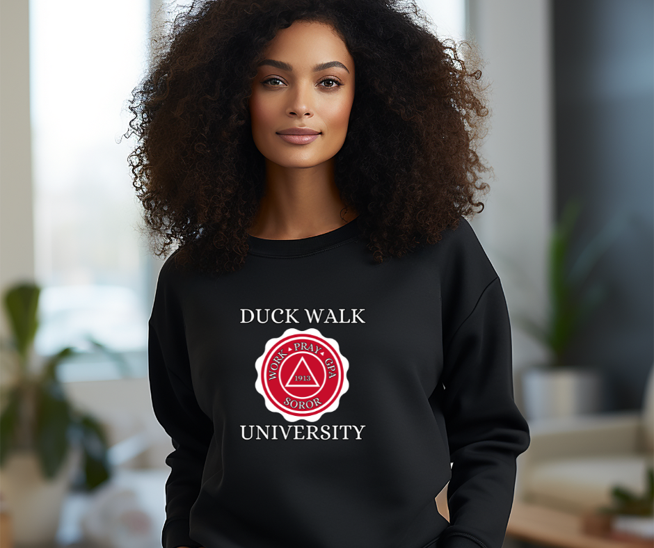Duck Walk University Sweatshirt | Bold Sorority-Inspired Street Style