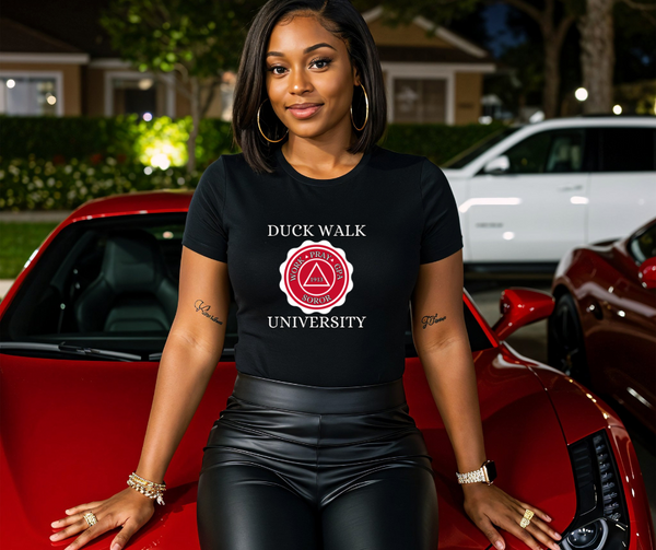 Duck Walk University T-Shirt | Stylish Sorority-Inspired Tee for Everyday Power