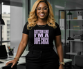 “Bottom Line, I’m a Dope Chick” Empowerment Tee | Confidence Apparel for Women