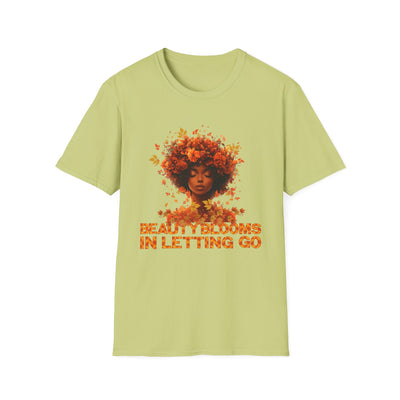 🍂 Beauty Blooms in Letting Go Fall-Inspired T-Shirt – Embrace the Season