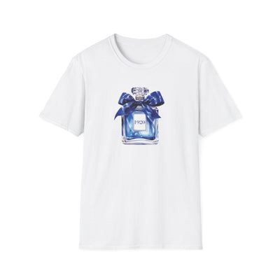 1920 Inspired Perfume Bottle T-Shirt | Chic Sorority-Inspired Tee for Everyday Wear