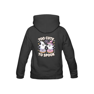 Kids Halloween Hoodie – “Too Cute to Spook” Ghost Design