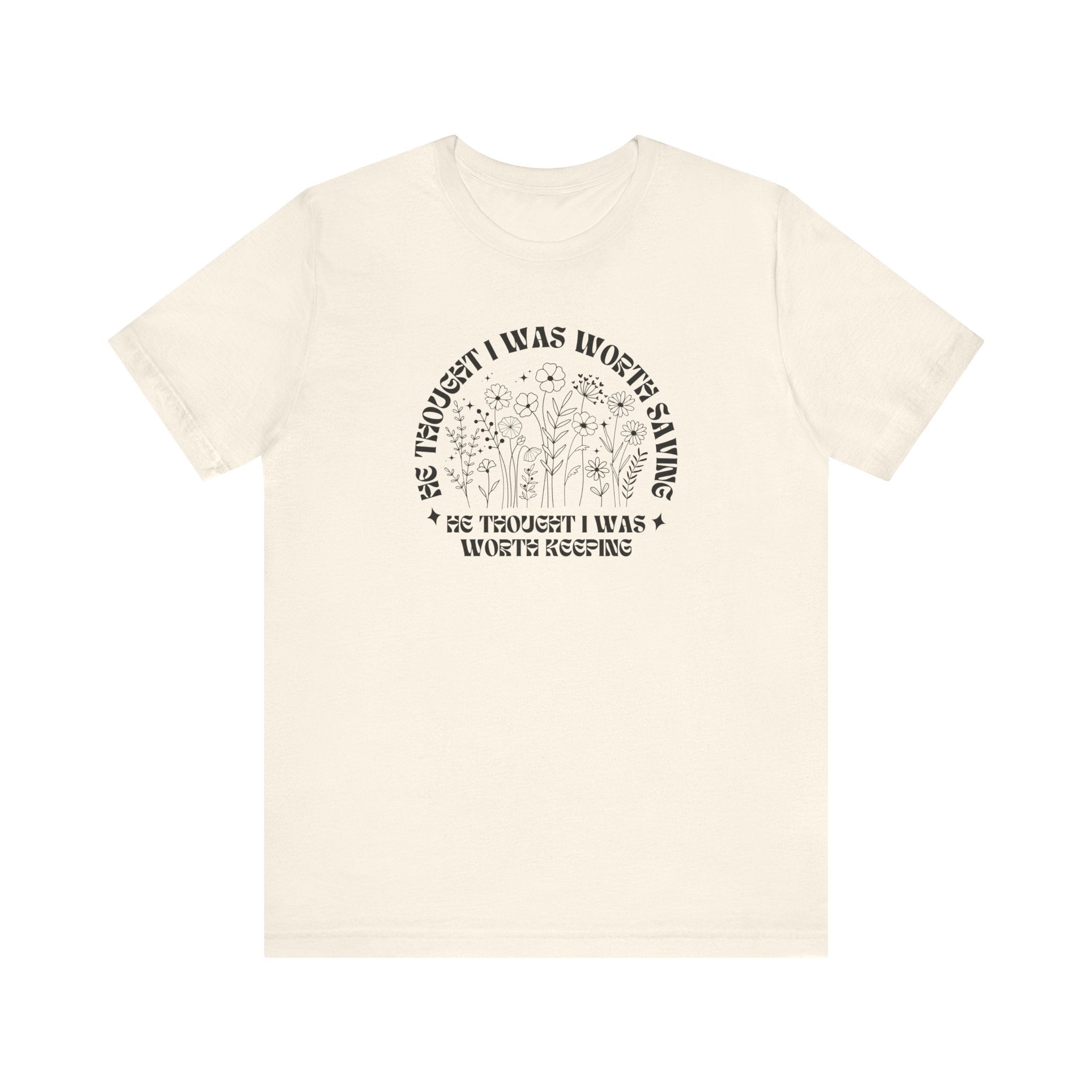 “He Thought I Was Worth Saving” Christian Faith T-Shirt – Inspirational Gospel Apparel