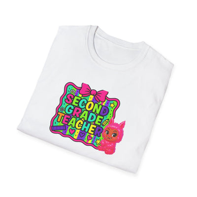 Second Grade Teacher Back-to-School Tee – Bold & Bright Educator Style