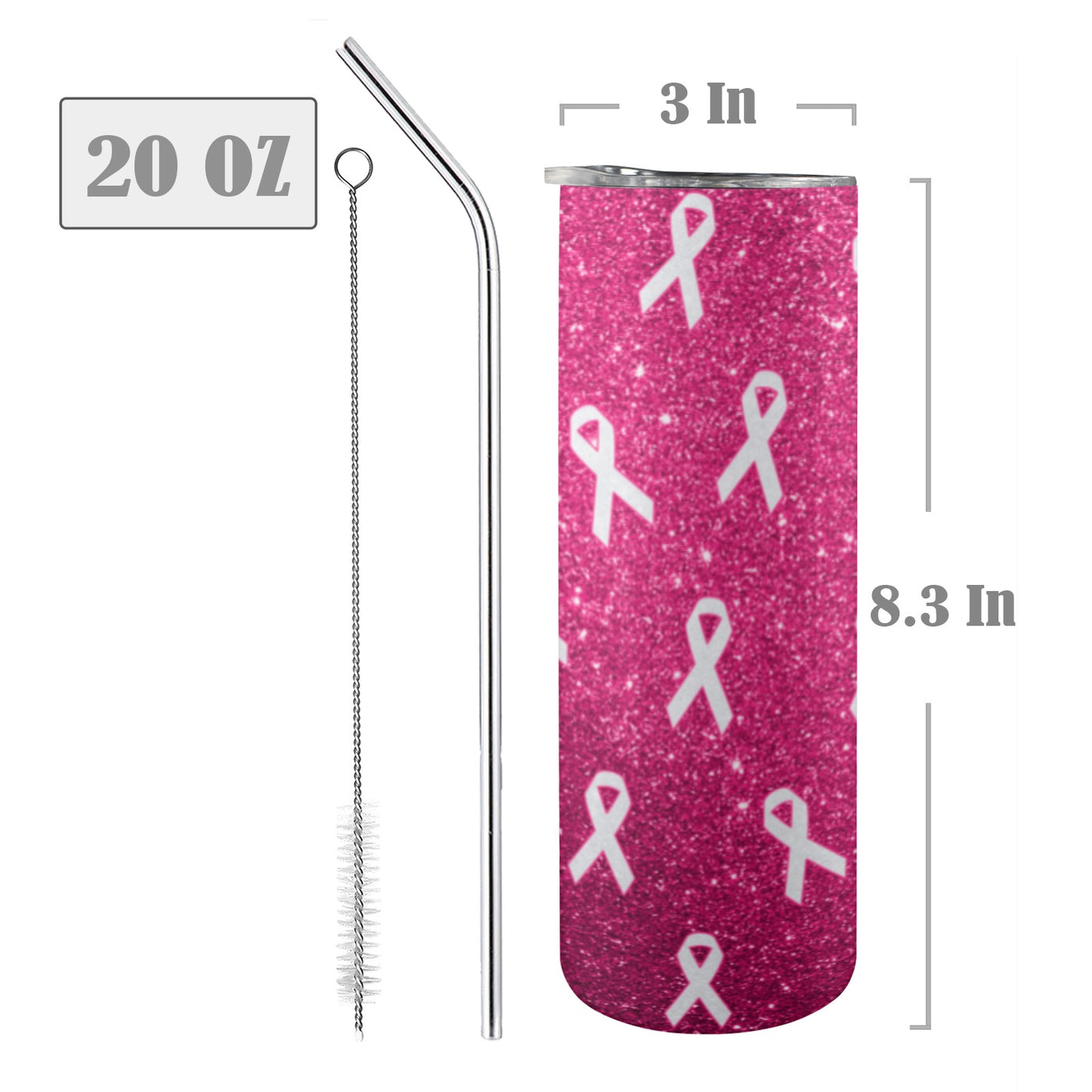 Breast Cancer Awareness Tumbler