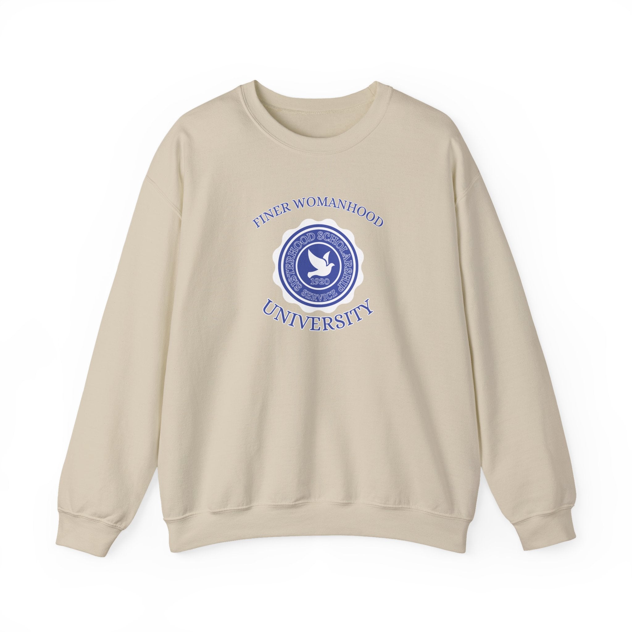 Finer Womanhood University Sweatshirt | Sophisticated Sorority-Inspired Streetwear