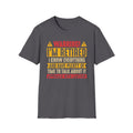 Funny Retirement T-Shirt – “Warning: I’m Retired” Unisex Tee | Retirement Gift for Him or Her