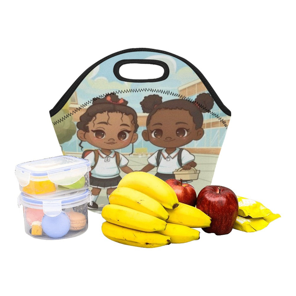 Custom Kids’ Lunchbox – Personalized Back-to-School Essential for Stylish Snack Time Neoprene Lunch Bag/Small