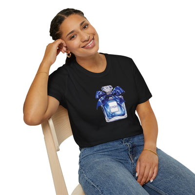 1920 Inspired Perfume Bottle T-Shirt | Chic Sorority-Inspired Tee for Everyday Wear