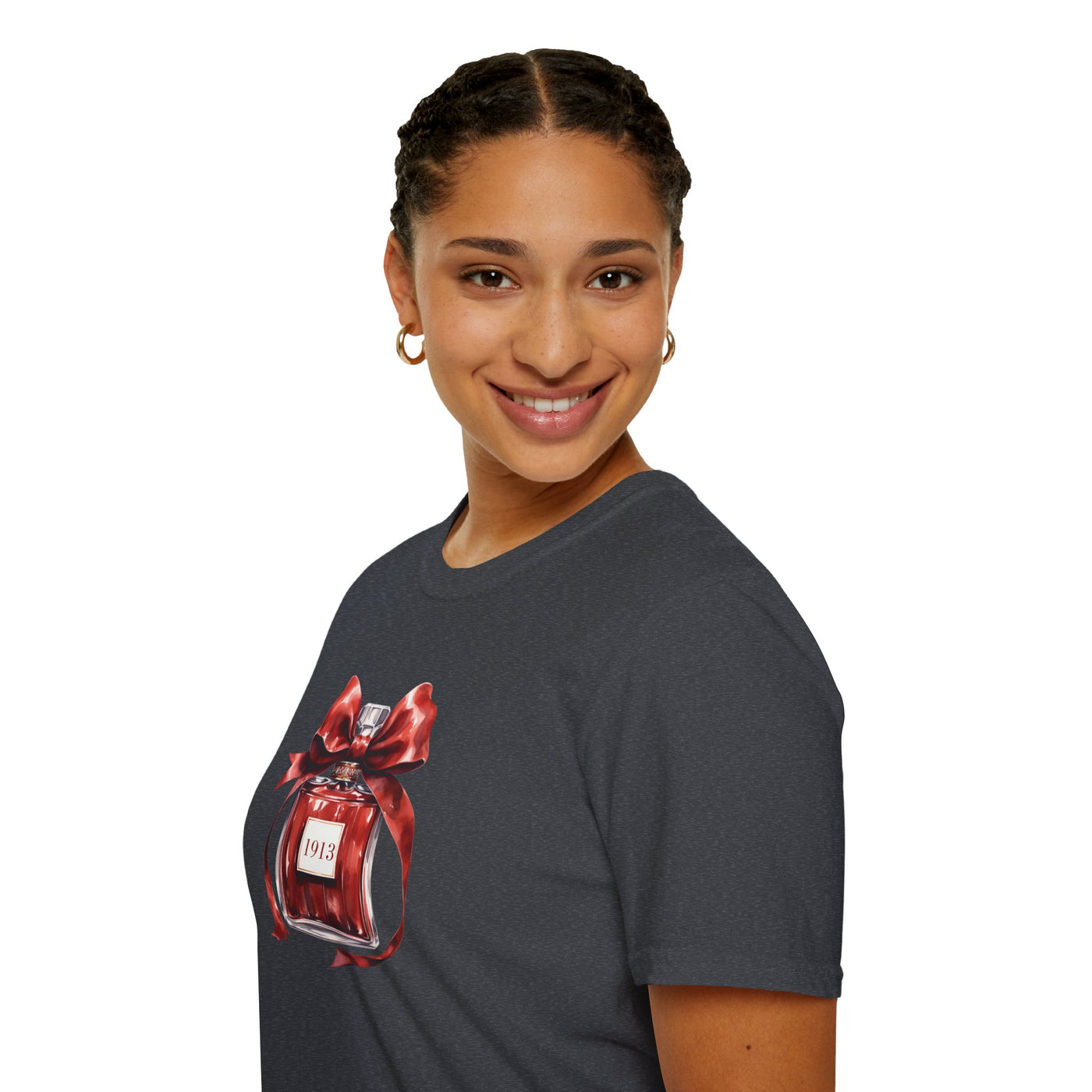 1913 Inspired Perfume Bottle T-Shirt | Chic Sorority-Inspired Tee for Everyday Confidence