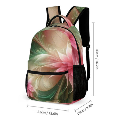 Customizable 3-Piece Floral Backpack Bundle