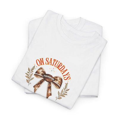 🏈 On Saturdays We Root for HBCUs Tee | 100% Cotton Gildan Shirt | HBCU Football Game Day Shirt