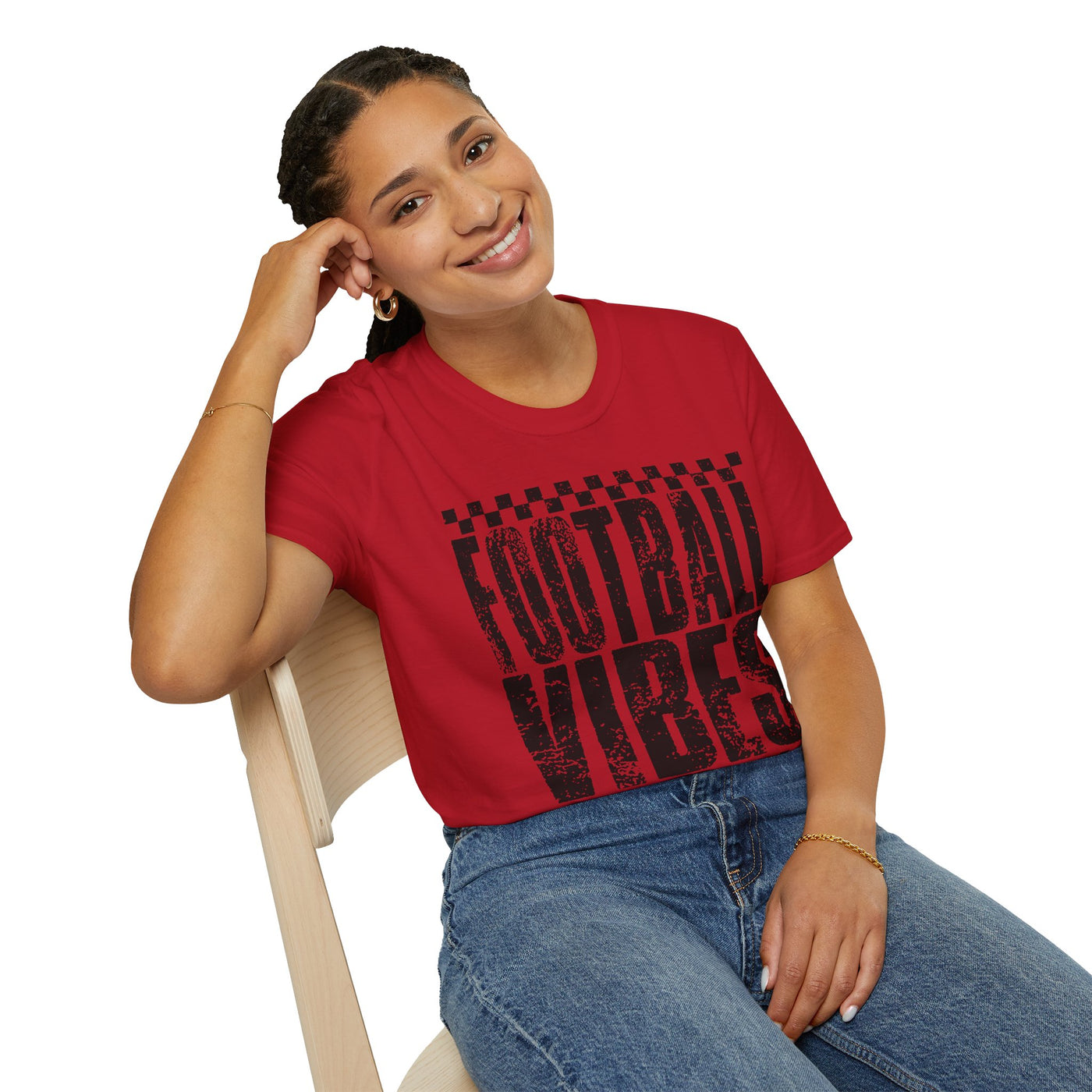 Game day outfit idea with Football Season shirt