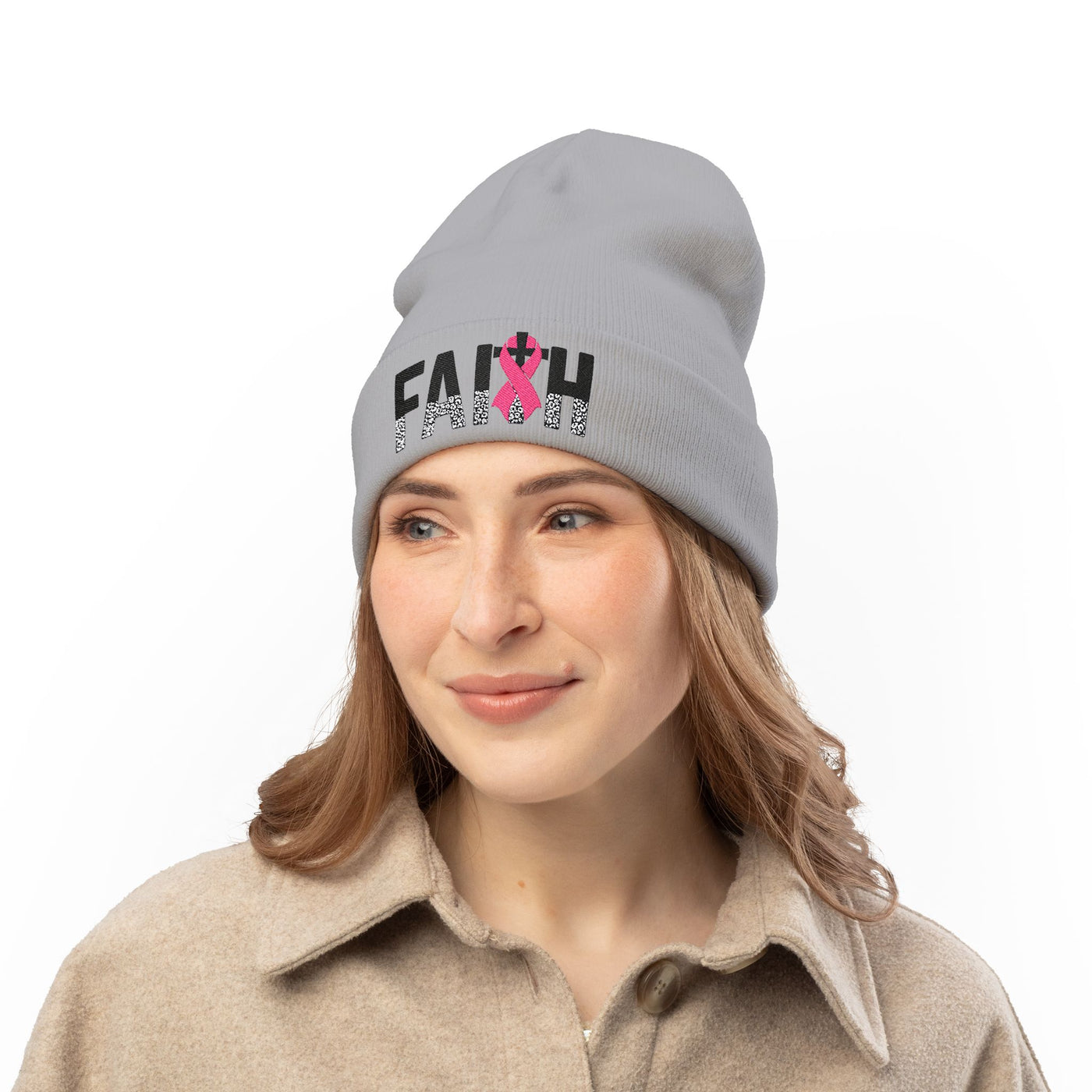 Breast Cancer Awareness Winter Hat