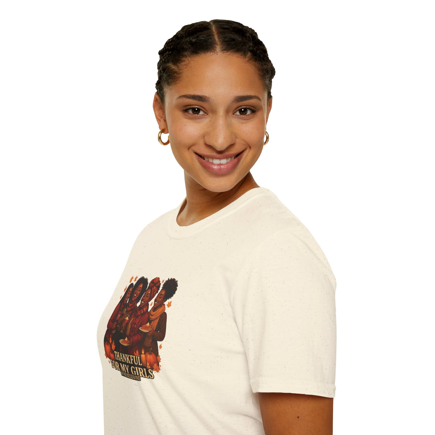 Thankful For My Girls T-Shirt | Friendsgiving & Thanksgiving Celebration Tee