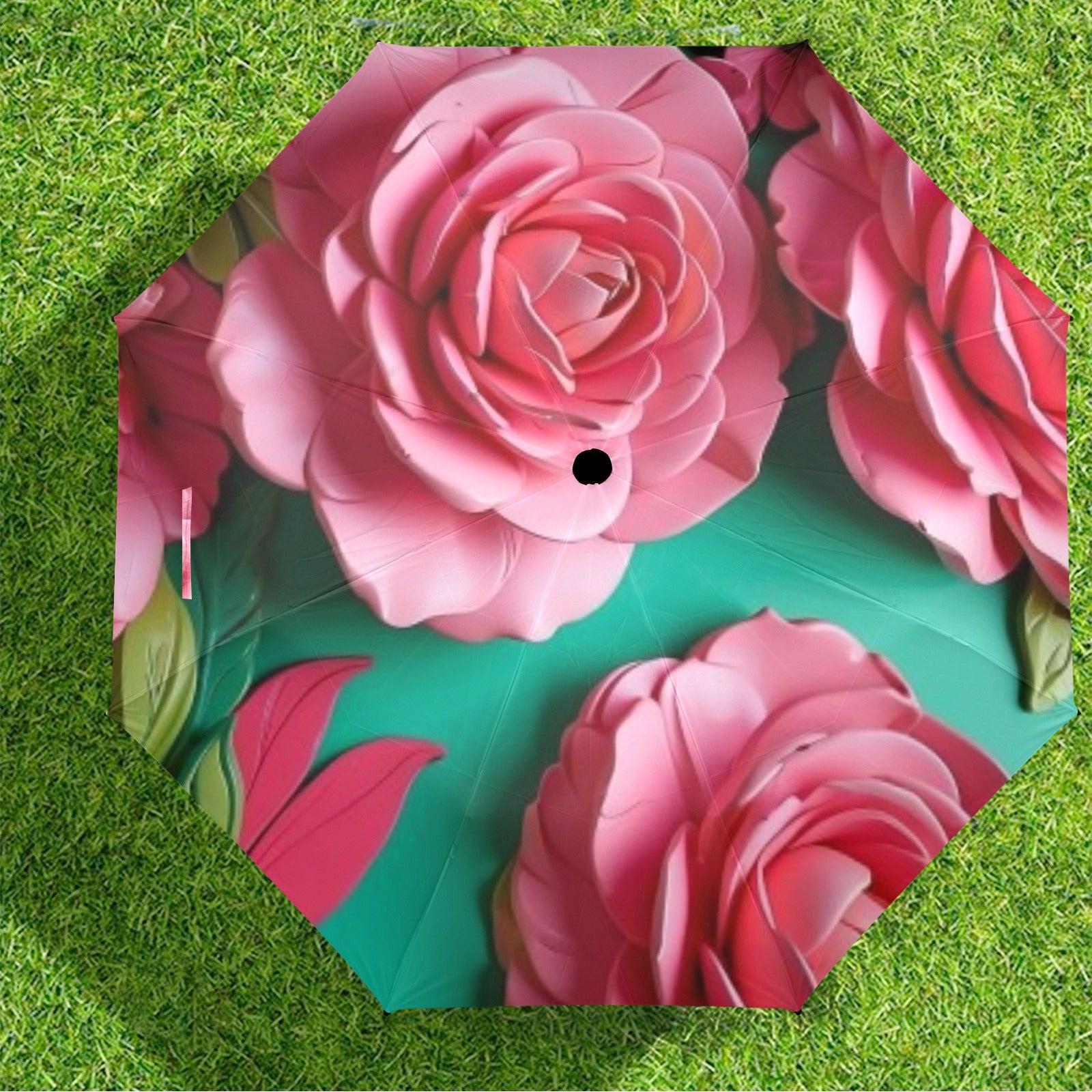 Custom Photo Umbrella – Personalized Rain Gear Semi-Automatic Foldable Umbrella