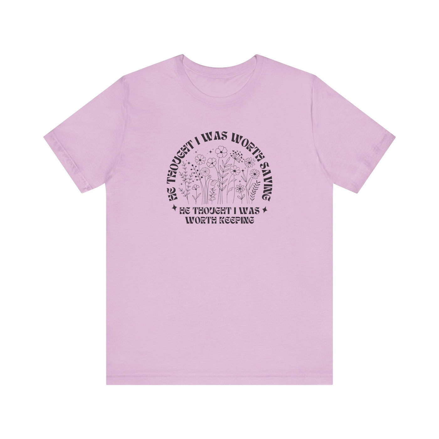 “He Thought I Was Worth Saving” Christian Faith T-Shirt – Inspirational Gospel Apparel