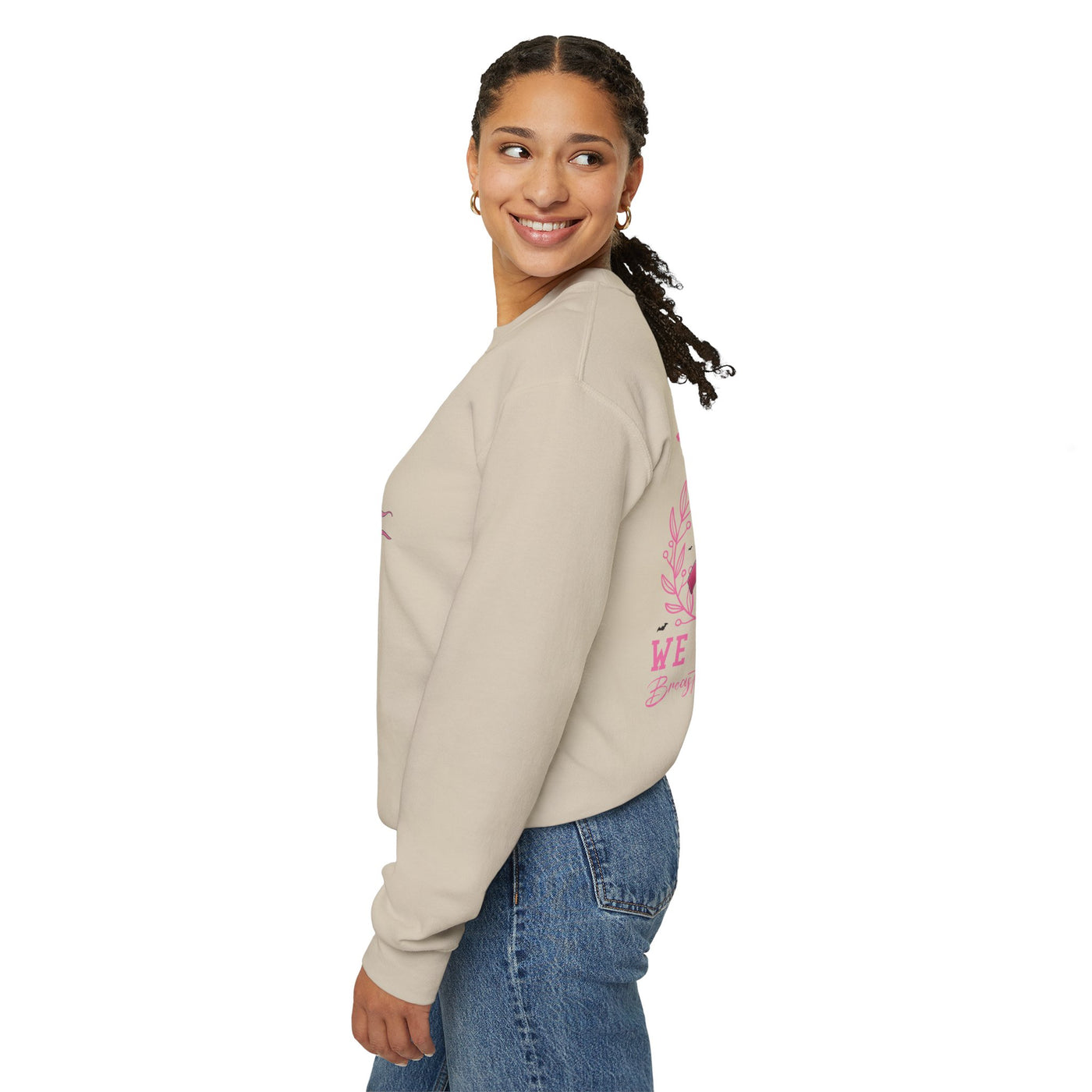 Breast Cancer Awareness Halloween Sweatshirt