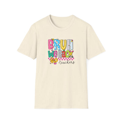 “BRUH, We Back – Teachers” Tee – Funny & Trendy Back-to-School Shirt for Educators 🍎✏️