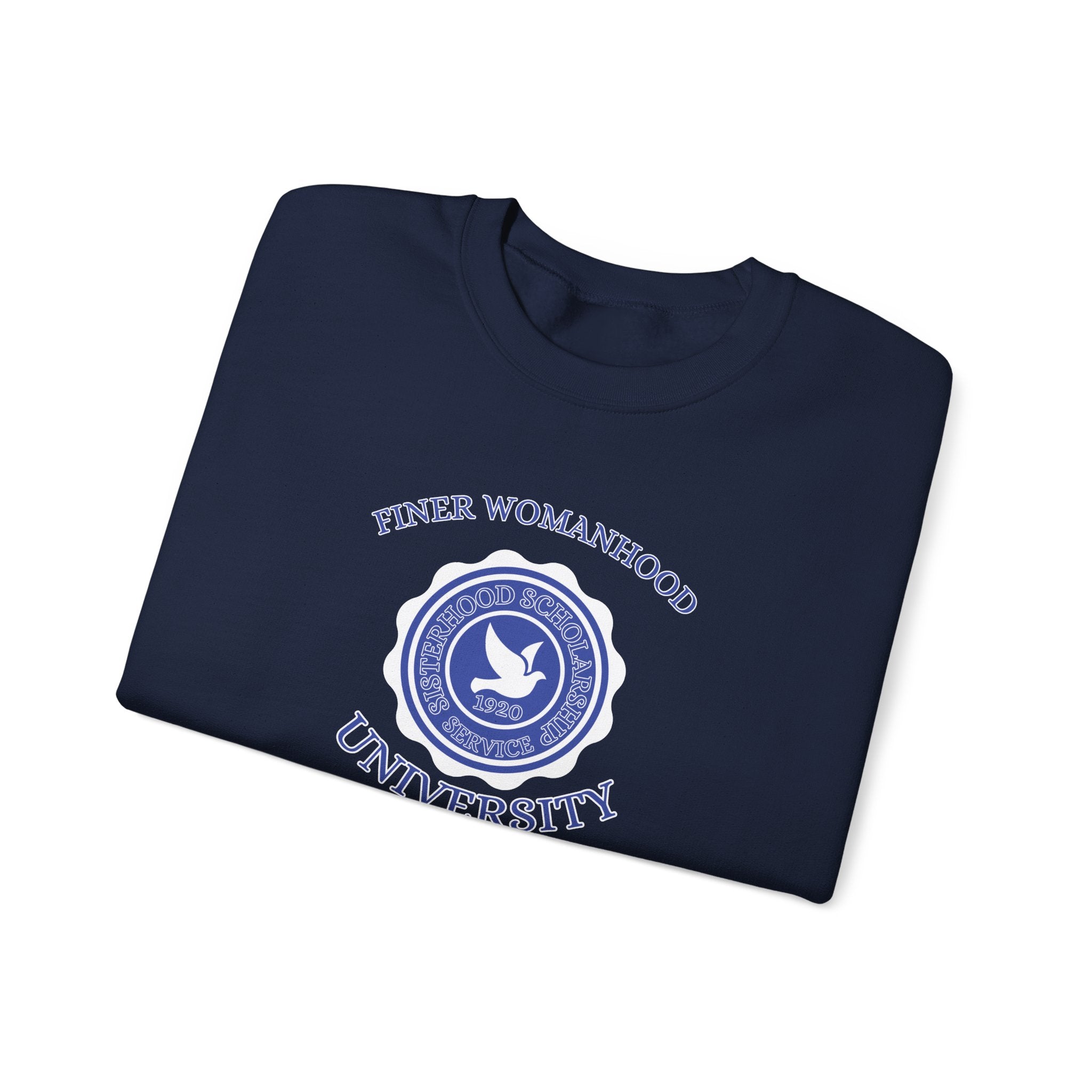 Finer Womanhood University Sweatshirt | Sophisticated Sorority-Inspired Streetwear