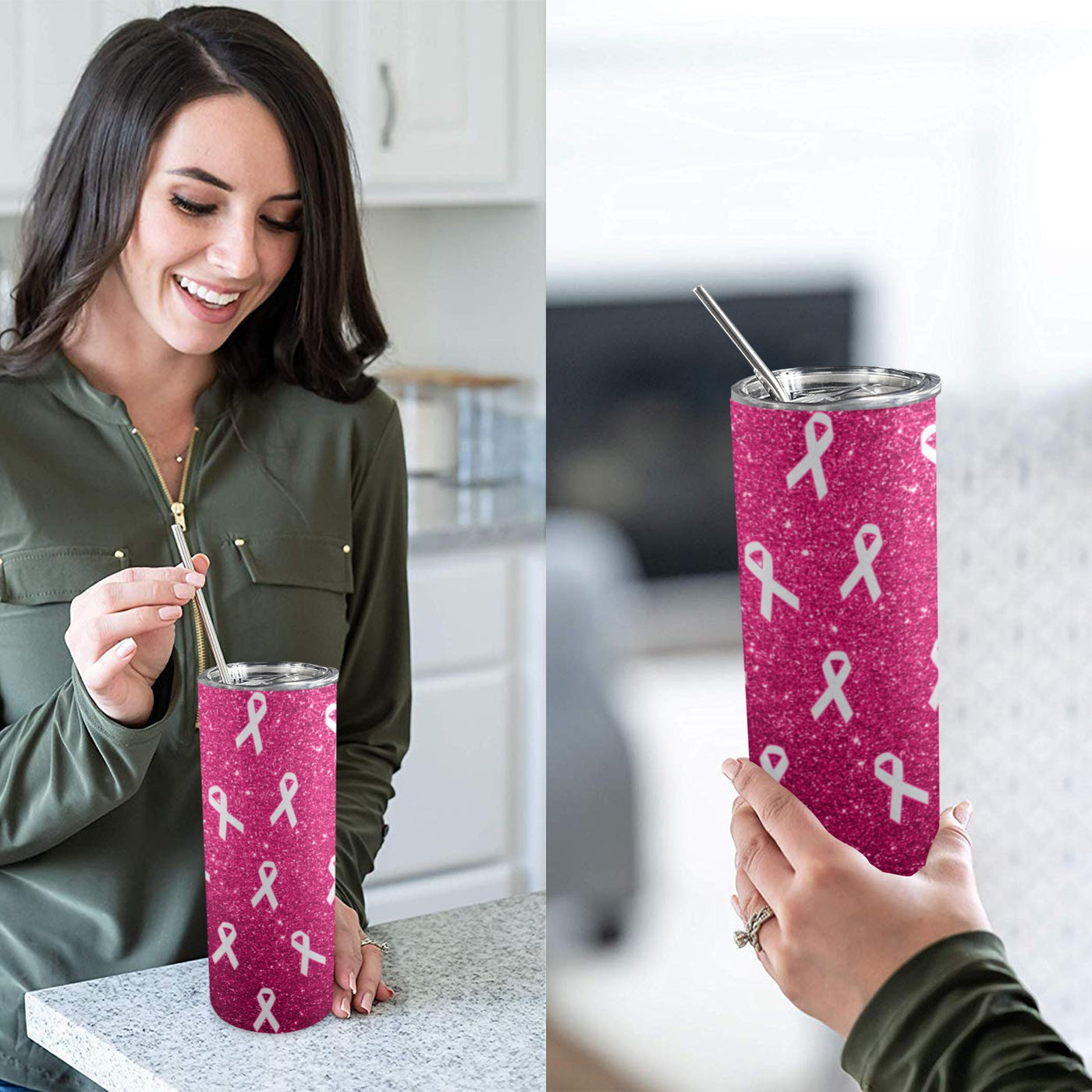 Breast Cancer Awareness Tumbler