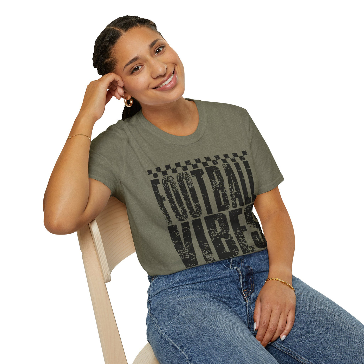 Game day outfit idea with Football Season shirt