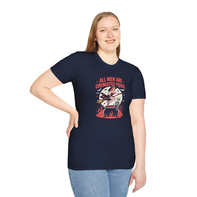 “All Men Are Cremated Equal” Funny Halloween Witch T-Shirt
