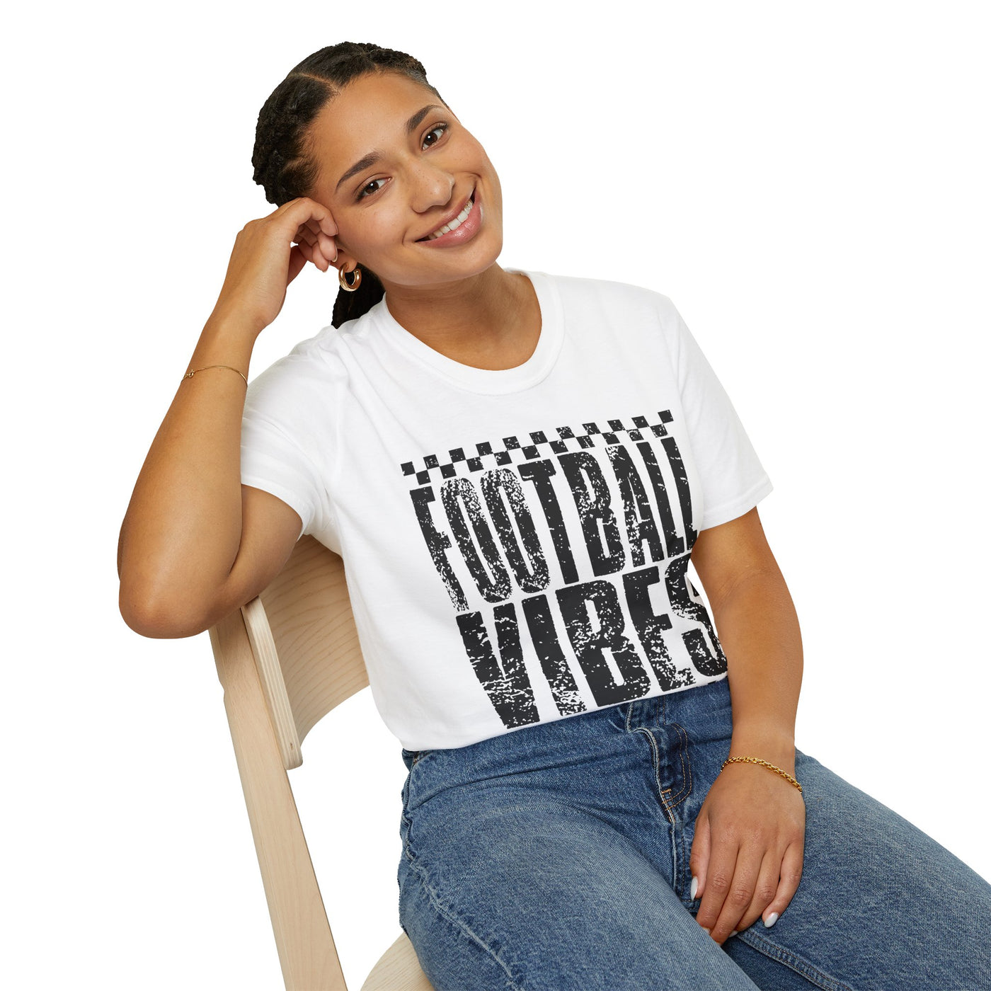 Game day outfit idea with Football Season shirt