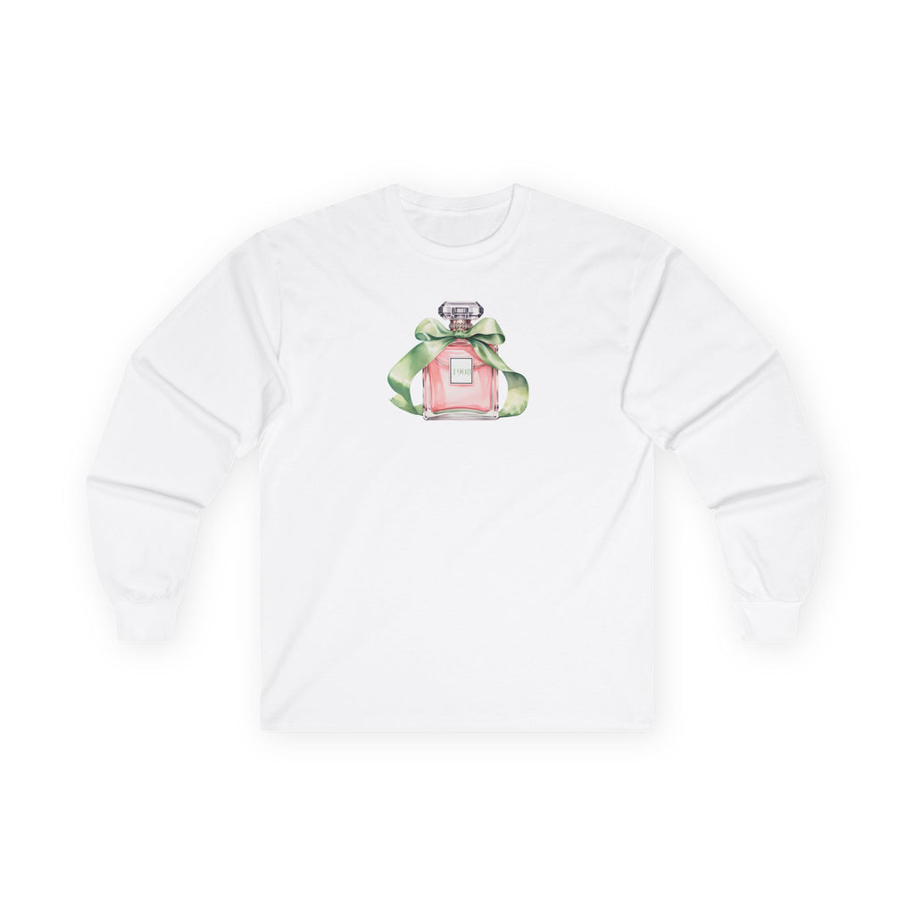 "Pretty & Polished" AKA-Inspired Perfume Bottle Long Sleeved T-Shirt – Divine 1908 Style