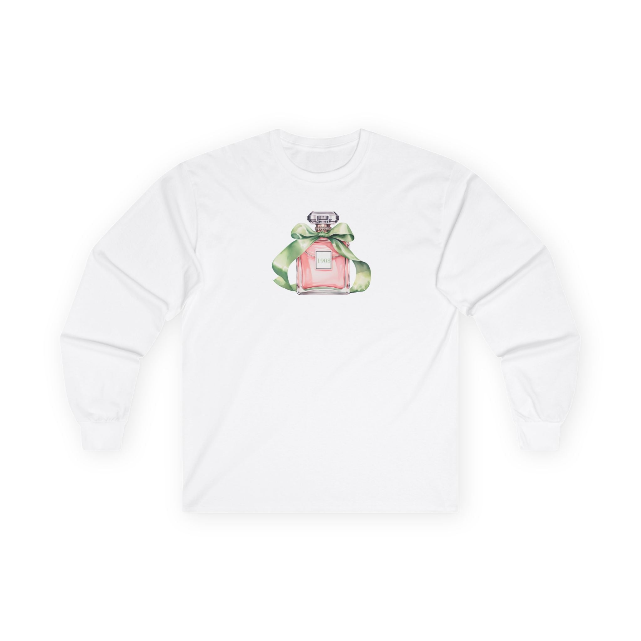 "Pretty & Polished" AKA-Inspired Perfume Bottle Long Sleeved T-Shirt – Divine 1908 Style