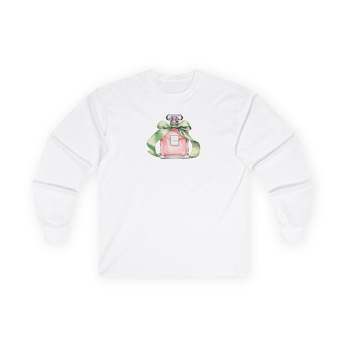 "Pretty & Polished" AKA-Inspired Perfume Bottle Long Sleeved T-Shirt – Divine 1908 Style
