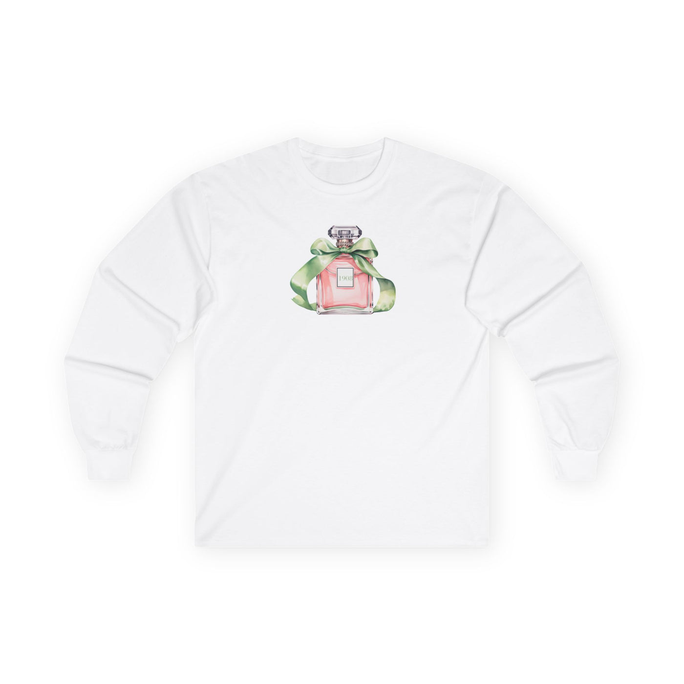 "Pretty & Polished" AKA-Inspired Perfume Bottle Long Sleeved T-Shirt – Divine 1908 Style