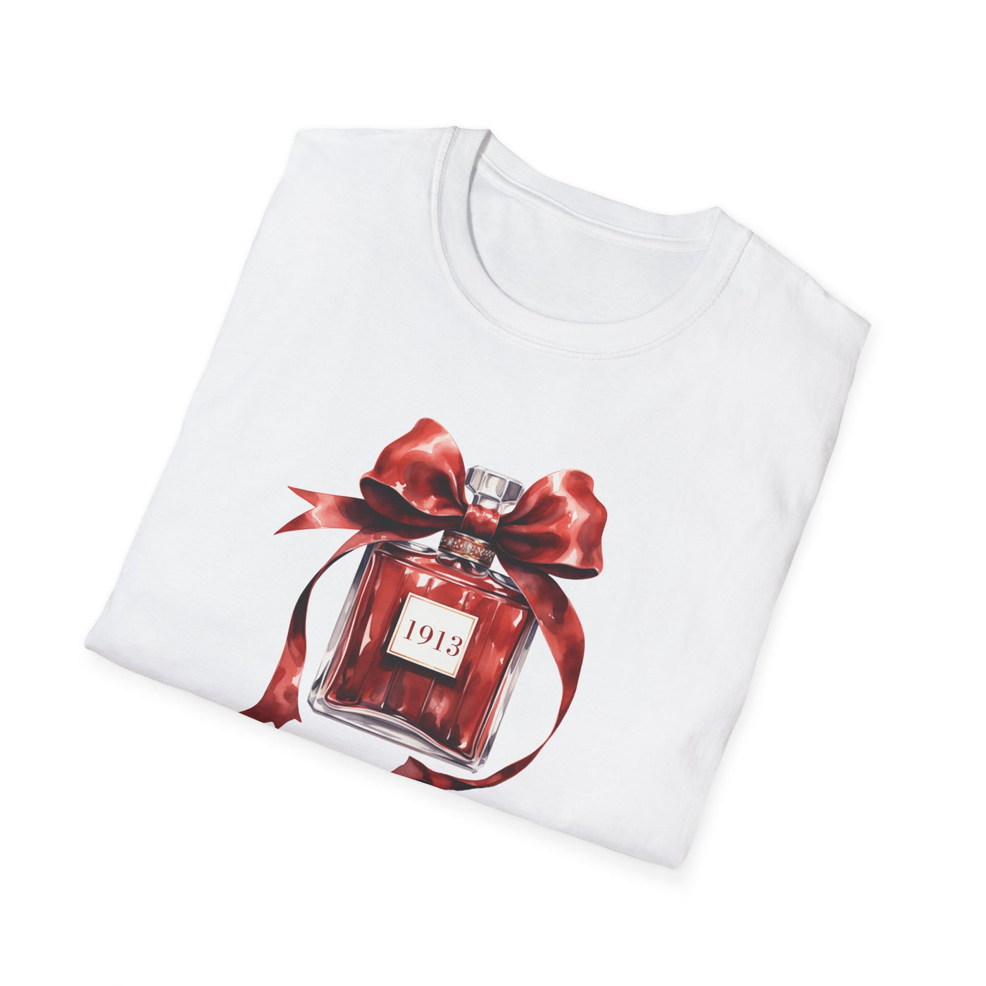 1913 Inspired Perfume Bottle T-Shirt | Chic Sorority-Inspired Tee for Everyday Confidence