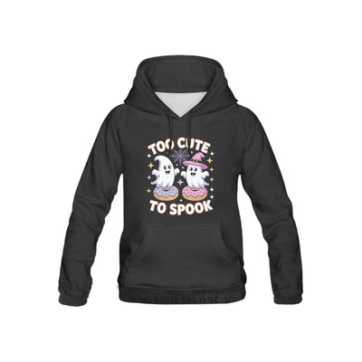 Kids Halloween Hoodie – “Too Cute to Spook” Ghost Design