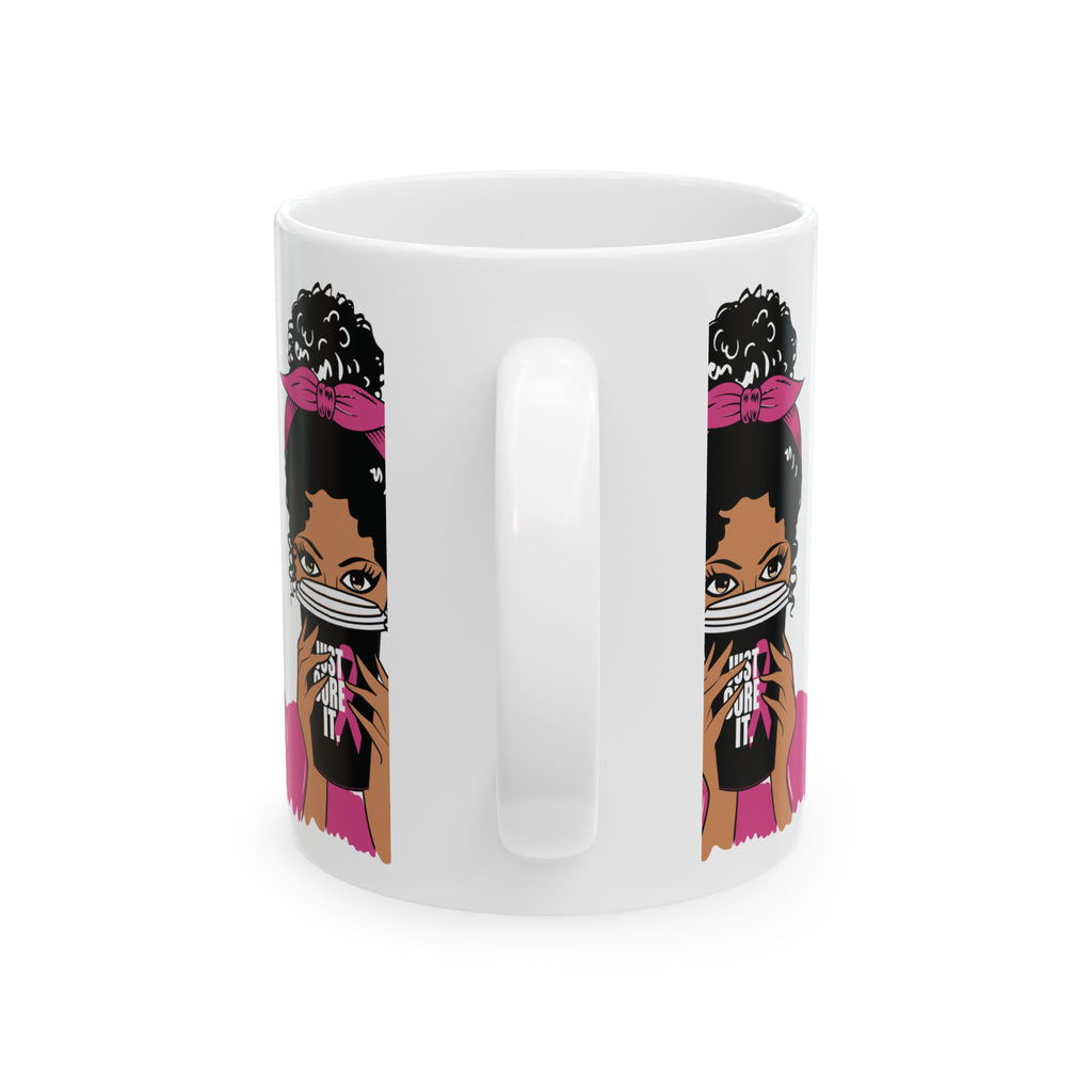 Empowered Sips: Breast Cancer Awareness Coffee Mug – 11oz & 15oz