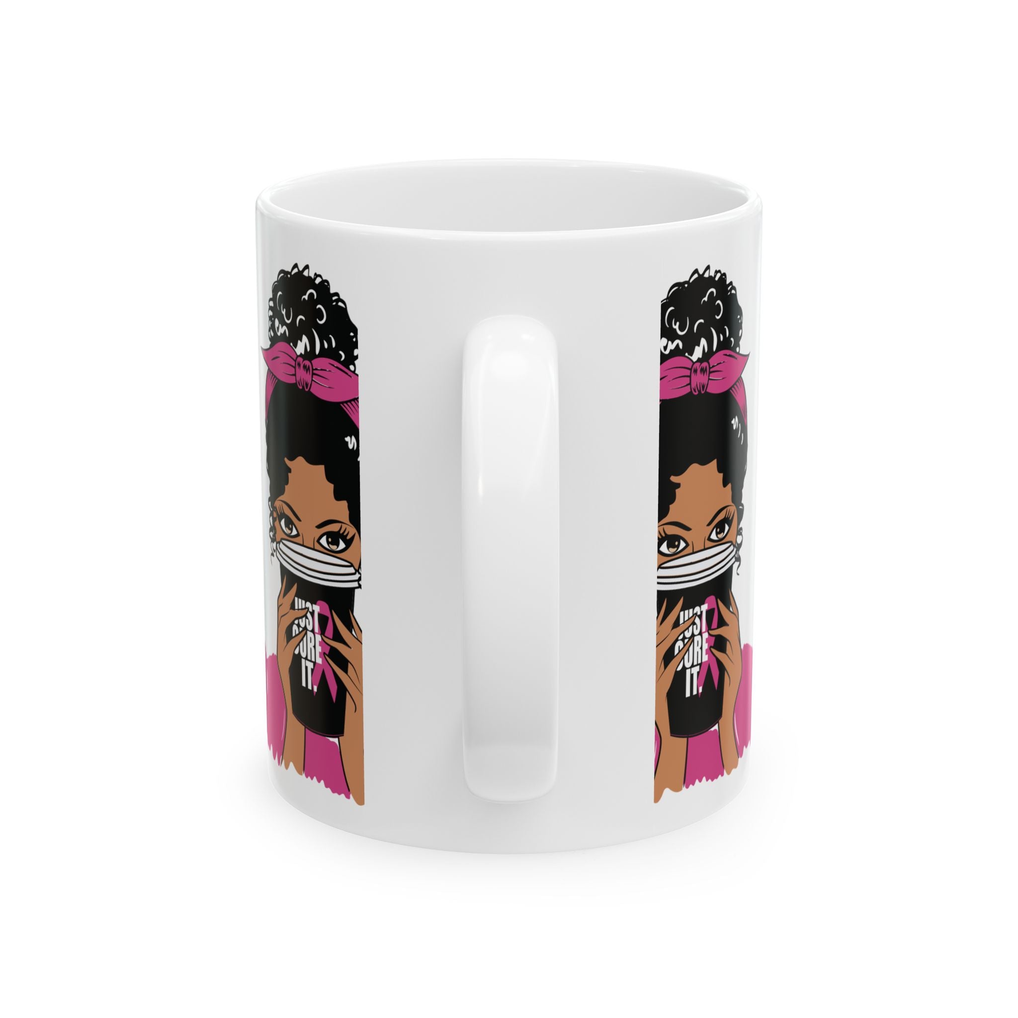 Empowered Sips: Breast Cancer Awareness Coffee Mug – 11oz & 15oz