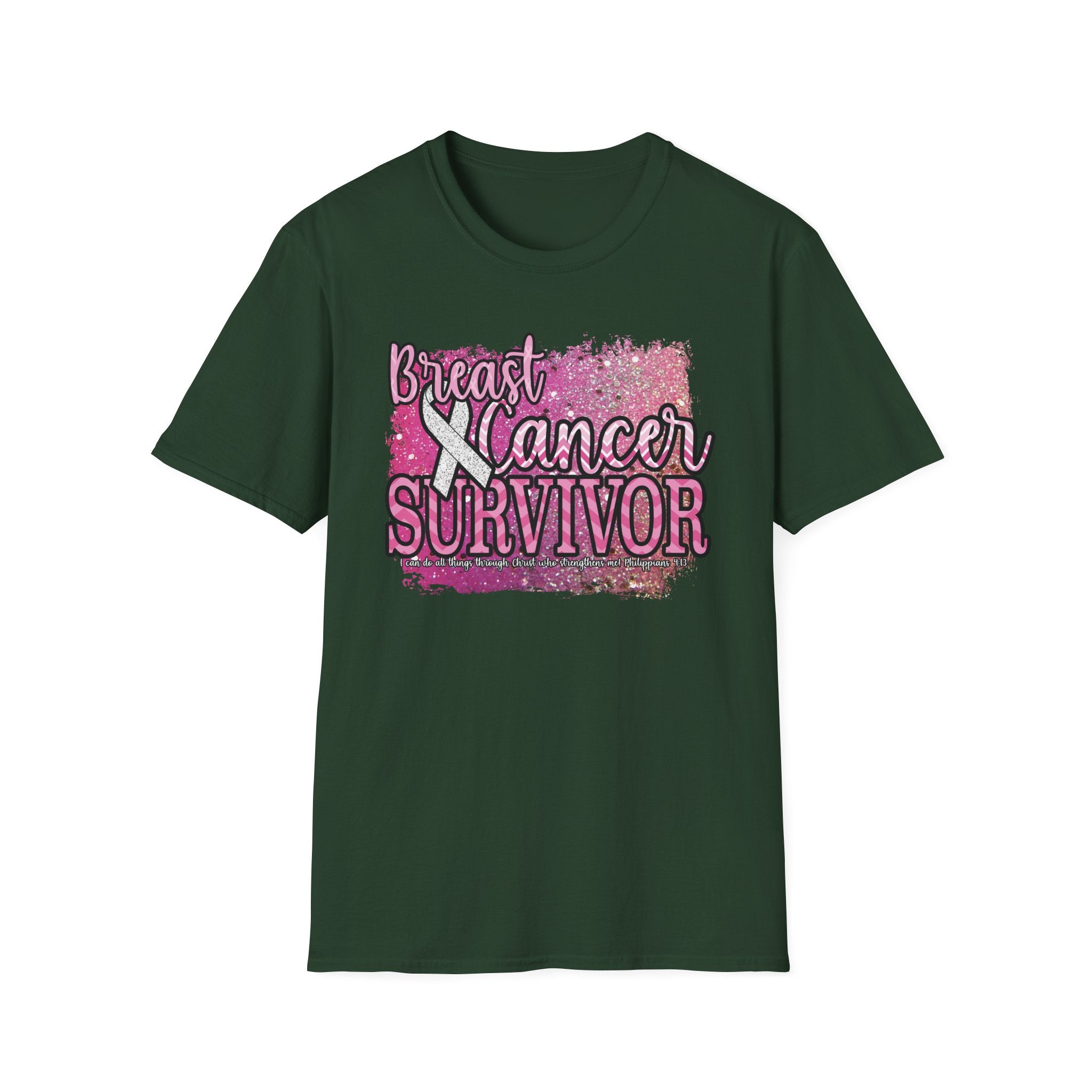 Empowered Survivor | Breast Cancer Awareness T-shirt for Women