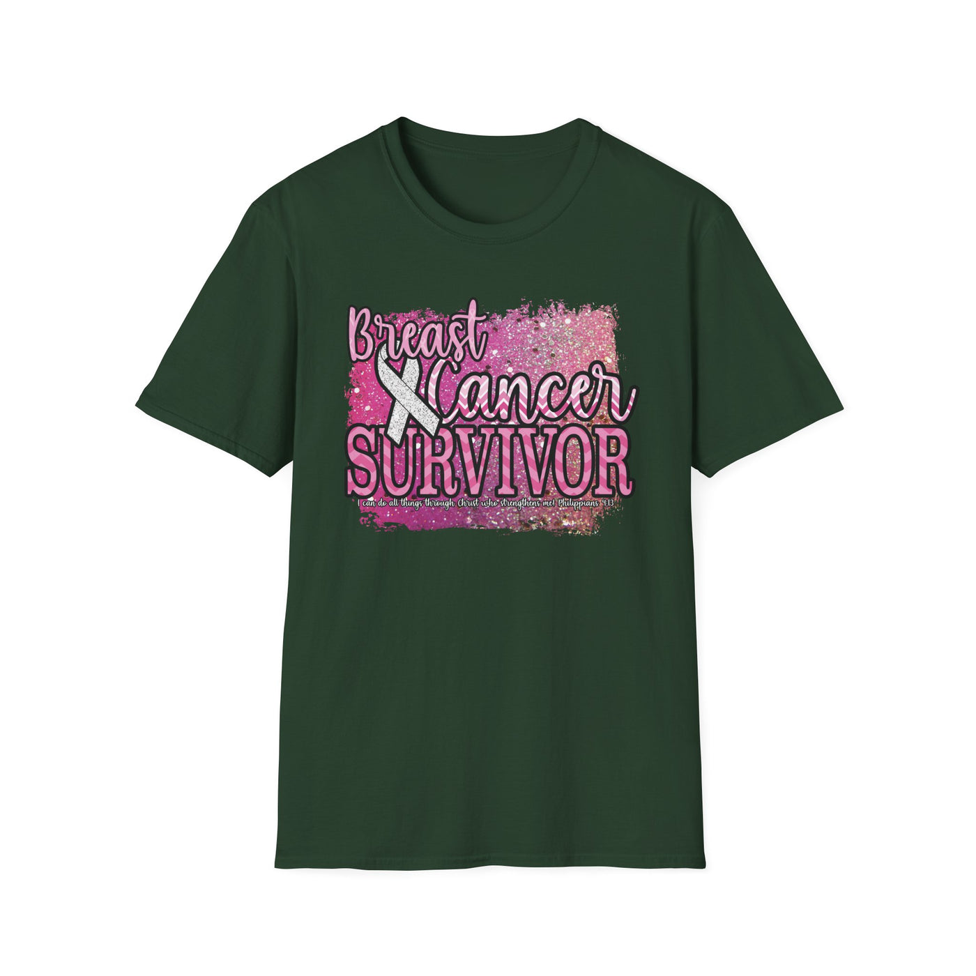 Empowered Survivor | Breast Cancer Awareness T-shirt for Women