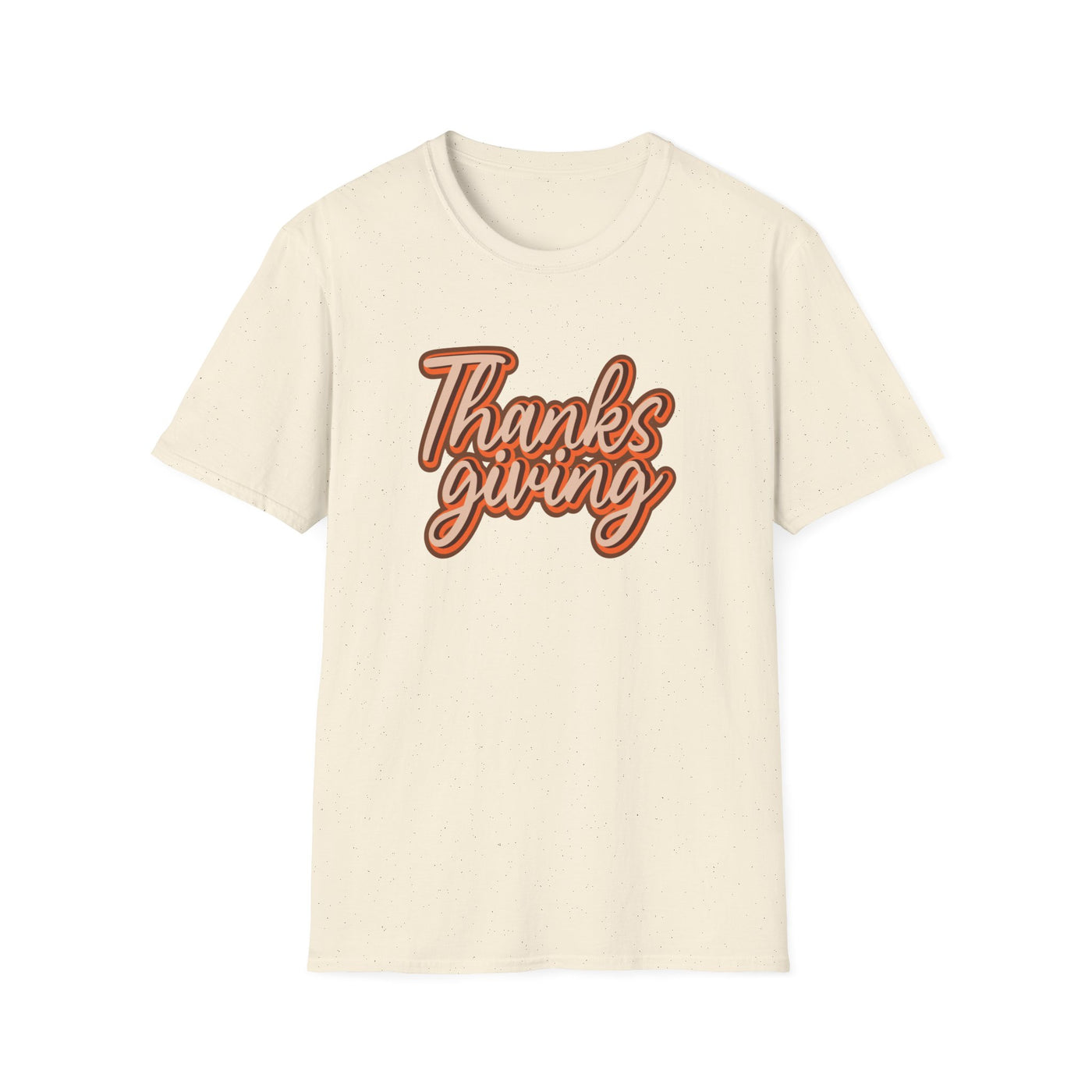 Thanksgiving Unisex Softstyle T-Shirt, Fall Festive Tee, Family Gathering Shirt, Autumn Celebration Apparel, Gratitude Gift