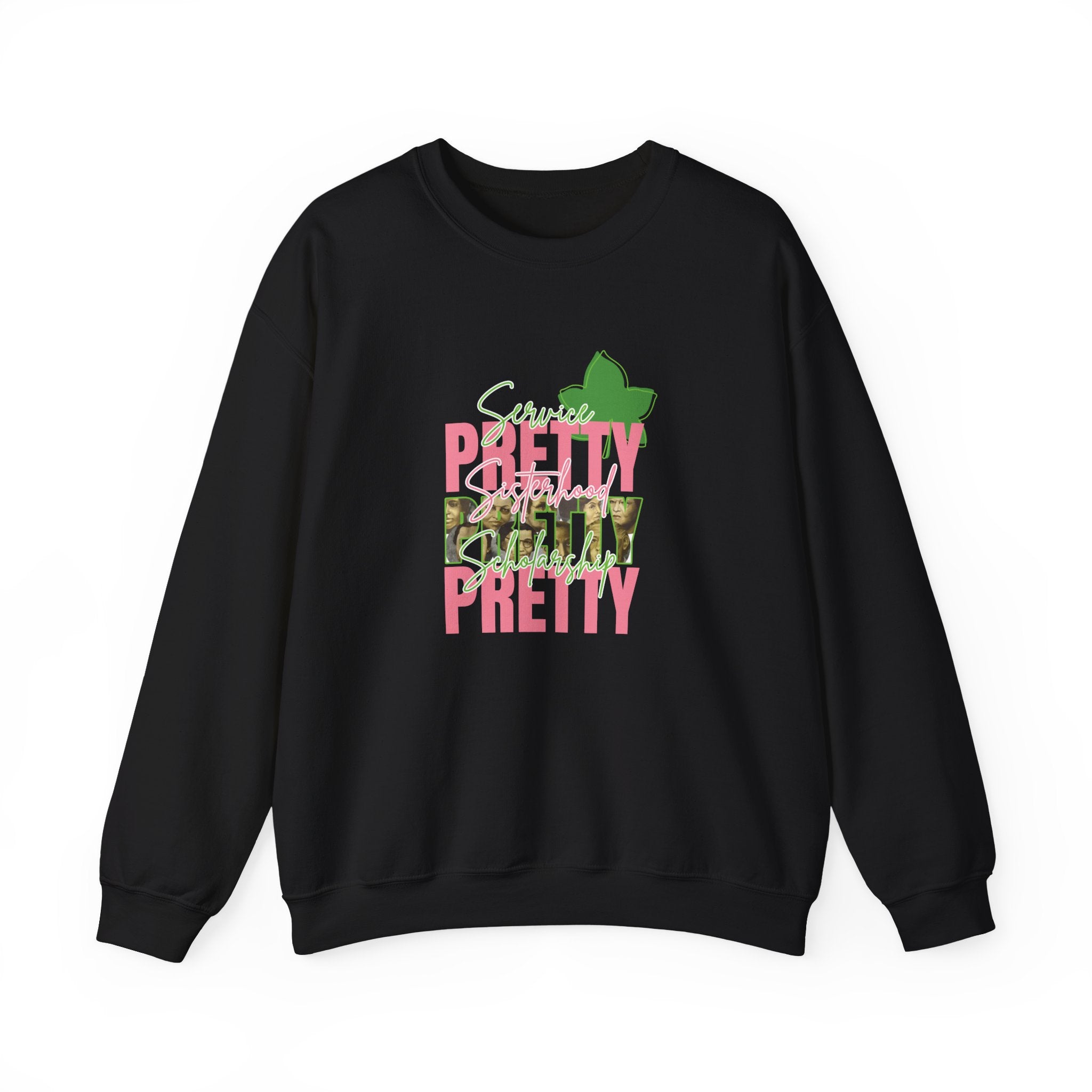 Pretty & Powerful Sorority Sweatshirt | Pink & Green Sorority Apparel