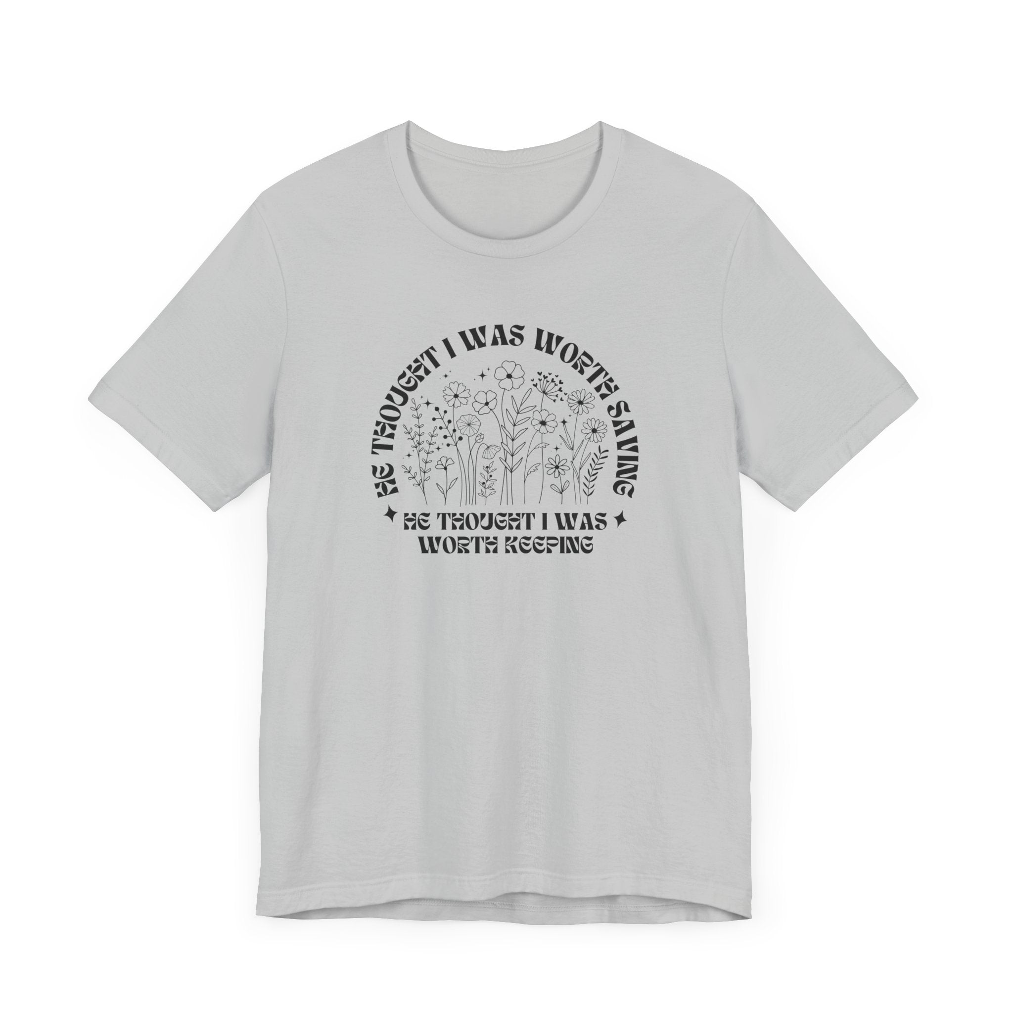 “He Thought I Was Worth Saving” Christian Faith T-Shirt – Inspirational Gospel Apparel