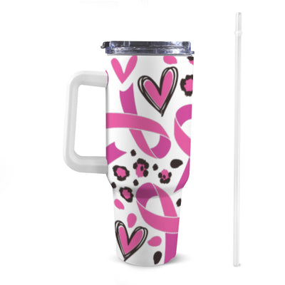 Breast Cancer Awareness Pink Ribbon Tumbler