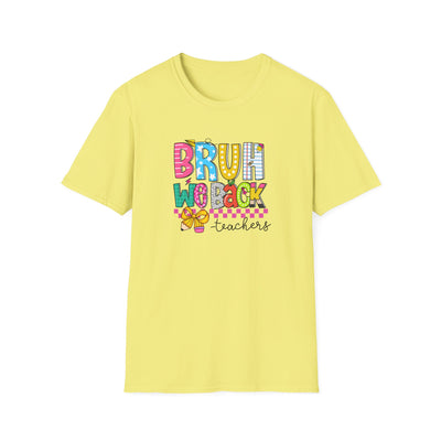 “BRUH, We Back – Teachers” Tee – Funny & Trendy Back-to-School Shirt for Educators 🍎✏️