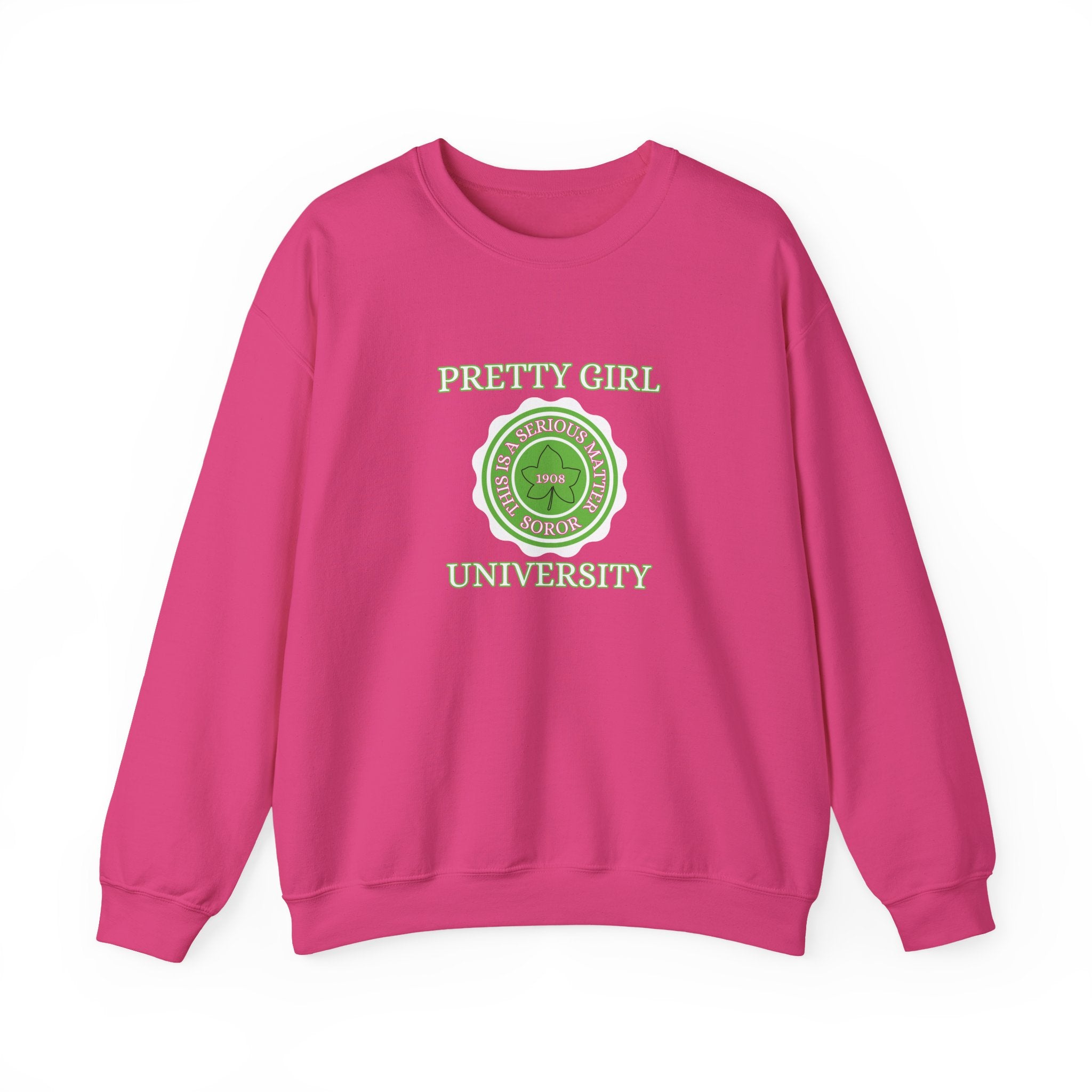 Pretty Girl University Sweatshirt | Elegant Sorority-Inspired Fall Fashion