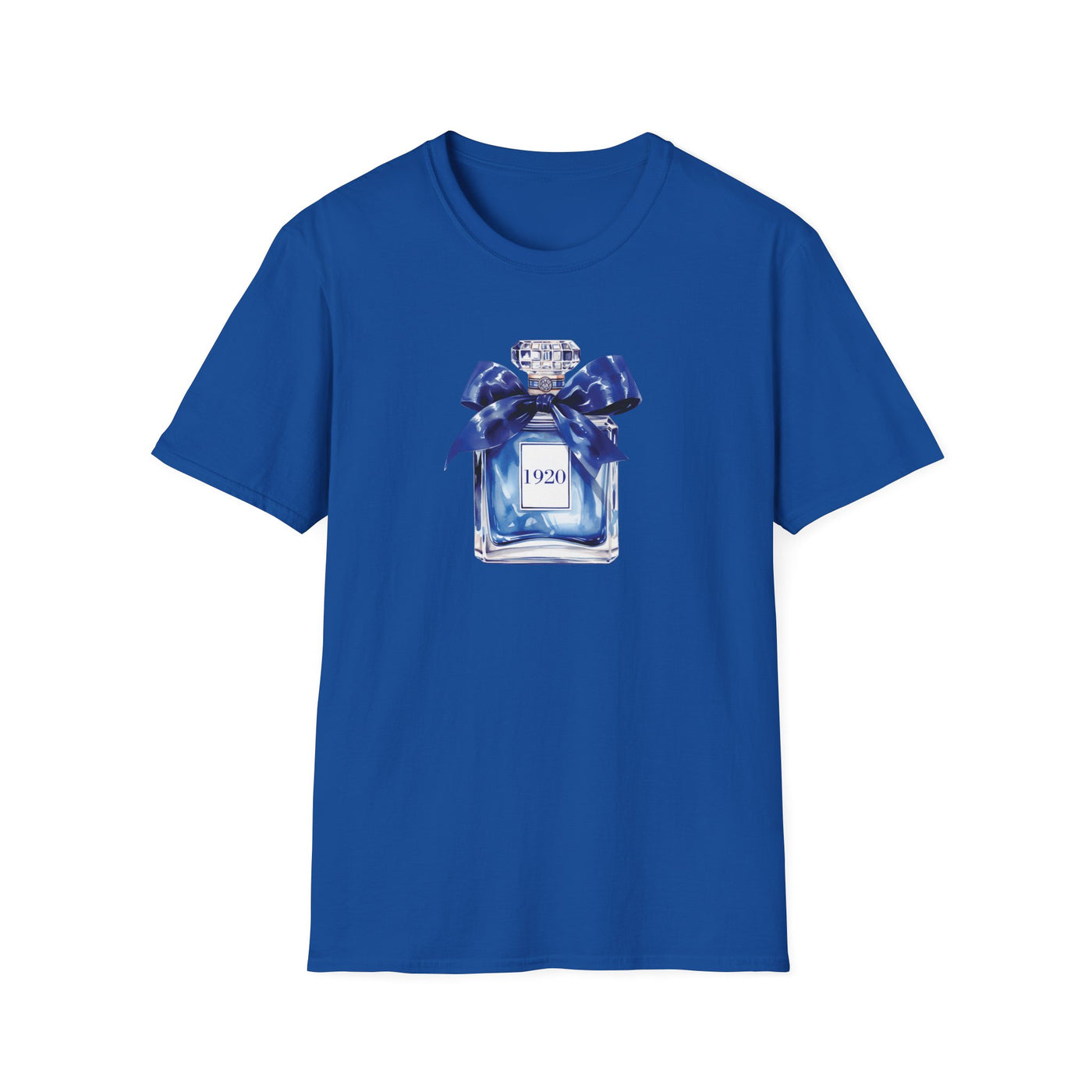 1920 Inspired Perfume Bottle T-Shirt | Chic Sorority-Inspired Tee for Everyday Wear